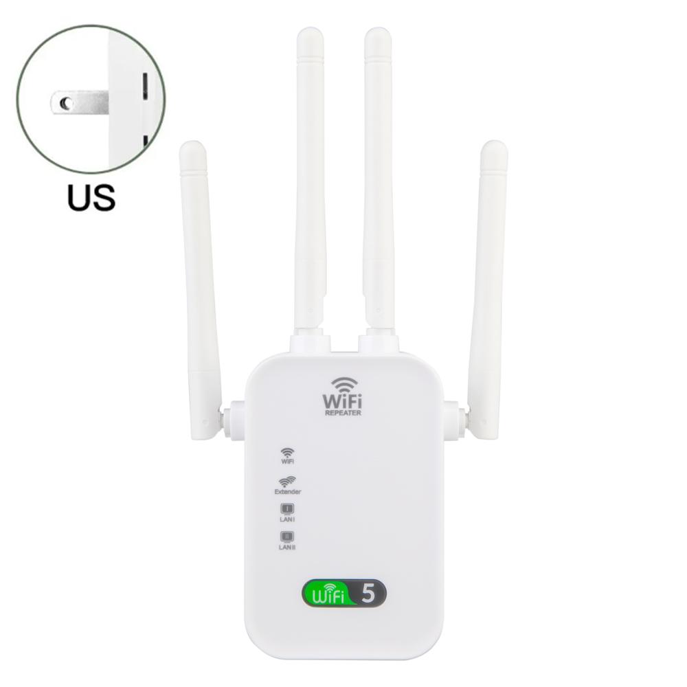 Беспроводной повторитель Wi-Fi 1200 Мбит/с, удлинитель Wi-Fi 2,4G/5 ГГц, двухдиапазонный усилитель сигнала, гигабитный усилитель Wi-Fi дальнего действия