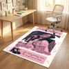Personalized Crystal Velvet Carpet,Olivia Rodrigo Custom Printed Name, Plush Area Rug For Home Indoor Decor