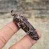 African Amethyst Rough Pendant Electroformed Copper Pendant Rose Quartz Pendant Handmade Gemstone Pendant Electroformed Jewelry Gift For Her