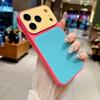 Чехол Color Collision для iPhone 17 16 15 14 Pro Max Окно для камеры Акриловый Жесткий ПК Ударопрочная Задняя крышка