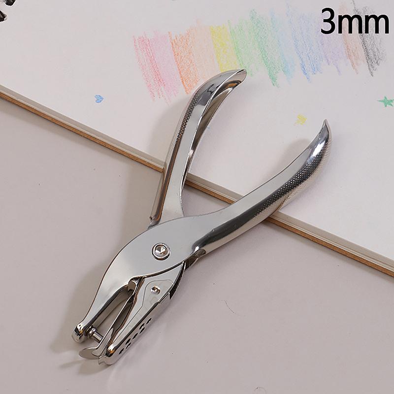 3mm 6mm Pore Diameter Punch Pliers Metal Paper Punch Circle Single Hole Punches Cutter Tools DIY Scrapbooking Border Punches