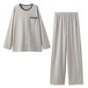 Recovery Pajamas Touch Light Gray L [Benex] Women's