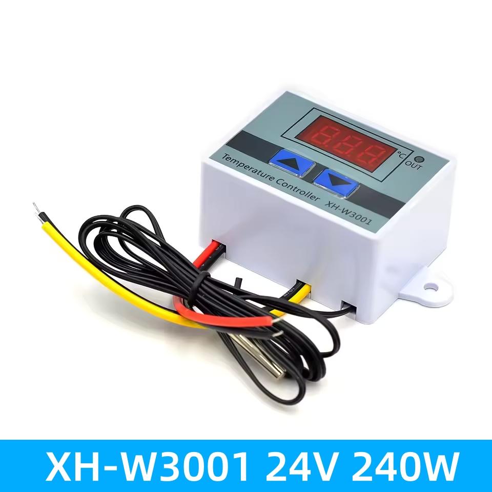W3001 110V 220V 12V 24V Цифровой регулятор температуры Термостат Терморегулятор Аквариум Инкубатор Водонагреватель Регулятор температуры