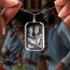 Custom 3D Laser Engraved Crystal Pendant: Portrait & Pet Design Gift