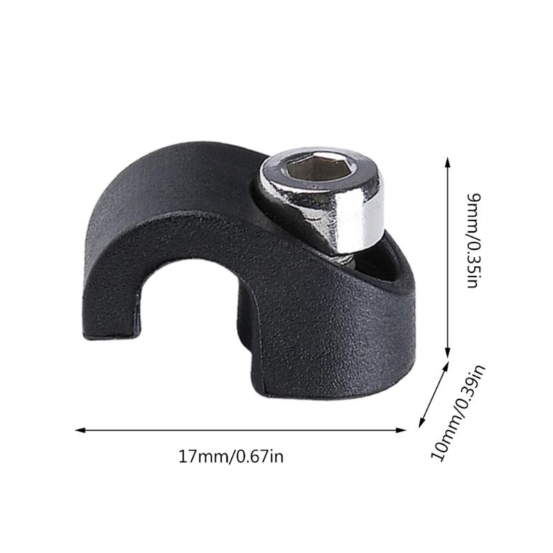 10 шт. зажимов для тросов велосипеда, вилки, тормозной трос, прочные.