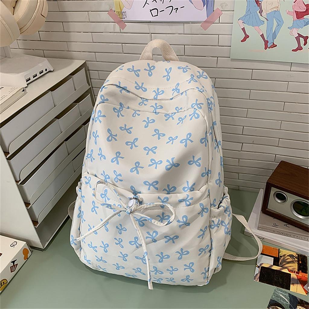 Школьный рюкзак для девочек, симпатичные студентки колледжа и милый рюкзак с бантом