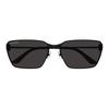 Balenciaga Rectangle Sunglasses Unisex sunglasses Black BB0374SK001