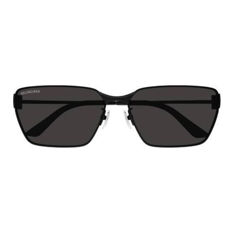 Balenciaga Rectangle Sunglasses Unisex sunglasses Black BB0374SK001