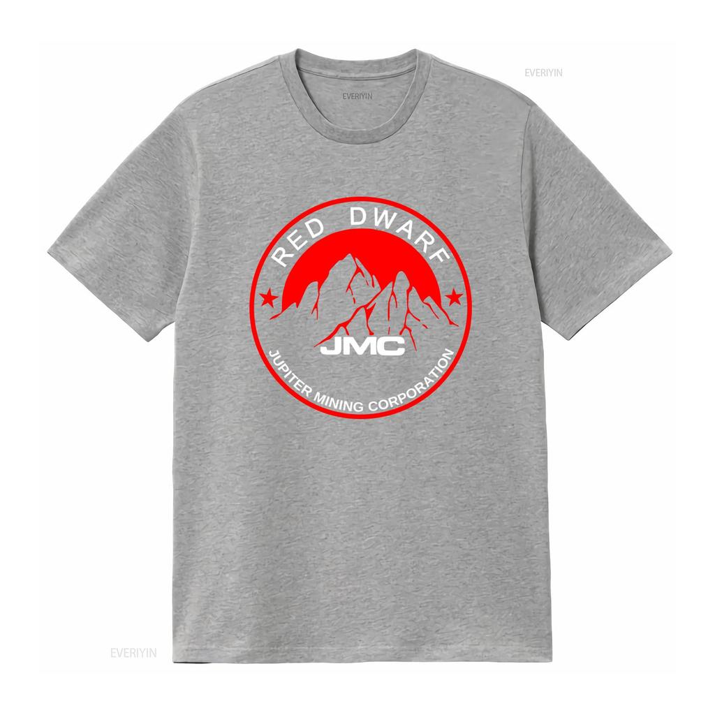 Red Dwarf Jupiter Mining Corporation Logo T Shirt Funny Sci Fi vintage Washed Versatile designer clothes Soft Stretched