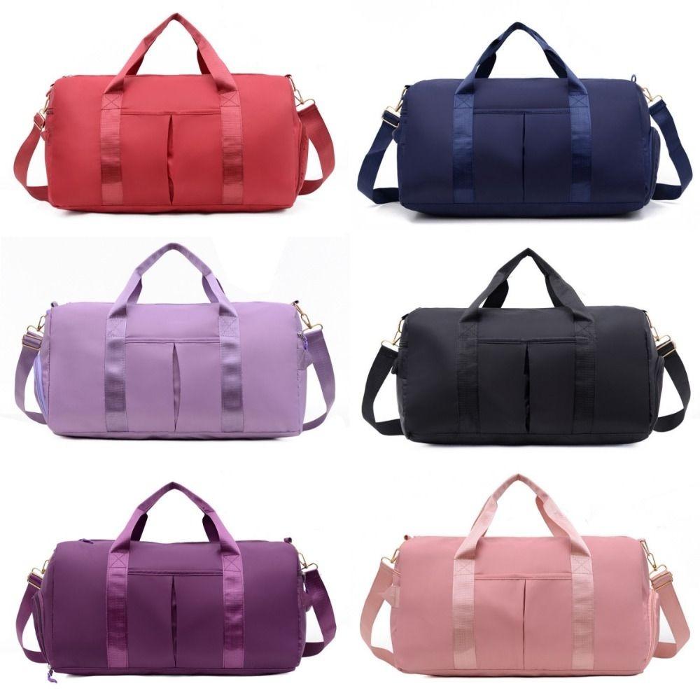 Oxford Nylon Duffle Bag Short Distance Gym Shoulder Bag Sturdy Large Capacity Handbag  Girl