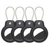 Protective Case for AirTag Holder with Wire Cable Air Tag Lock Case Keychain Luggage Tag for Keys GPS Accessories AirTags Case