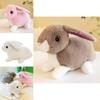 Adorable Plush Rabbit Toy Soft Stuffed Bunny Doll For Kids With Realistic Features