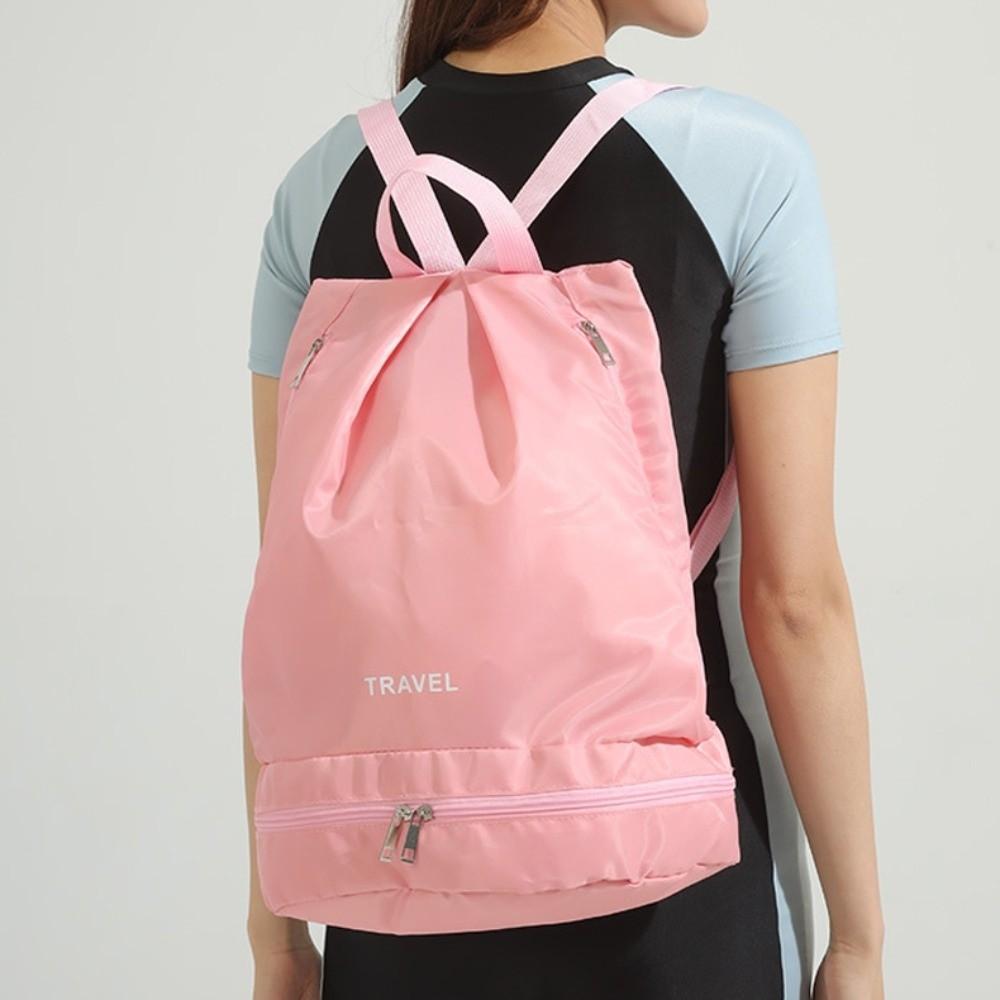 Dry Wet Separation Outdoor Beach Bag Waterproof Fitness Bag Washing Bag Swimming Bag Water Sports