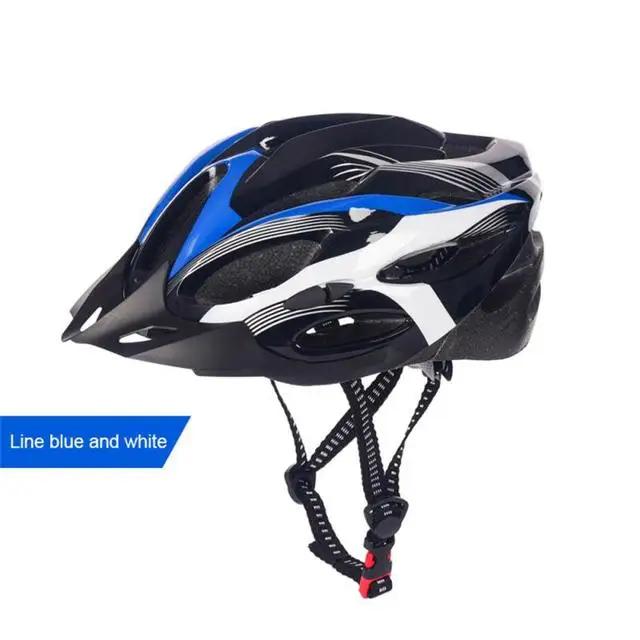 Carbon Fiber Texture Helmet Adult MTB Mountain Bike Cycling Equipment Safety Bicycle Motorcycle Hat Caps Female Male EPS Foam