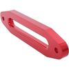 10 Inch Billet Polished Aluminum Bolt-Pattern Hawse Fairlead Synthetic Winch 8000-15000 LBs For ATV/UTV Rope Cable (Anodized Red, 10'')