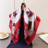 New Stylish Small Women's Scarf Soft Satin Printed Headscarf Lightweight Square Scarf Necktie for Women Beautiful