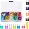 120pcs Mini Blade Type Car Fuse Auto Car Truck Fuse Assortment 2A 3A 5A 10A 15A 20A 25A 30A 35A Auto Fuse Mixed Set Accessories