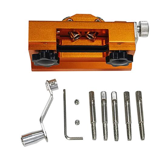 Точилка для бензопилы с гаечными ключами Компактный размер Съемный портативный набор приспособлений для заточки зубов цепной пилы с ручным управлением