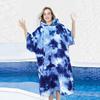 Surf Poncho Changing Towel Microfiber Fabric Water Sports Hooded Robe Adult Child Beach Blanket Bath Swim Quick Tie-Dry Wetsuit