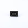 Figure-eight Female Power Socket, 2-Hole Plug, 8-Shaped Connector
