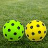 3Pcs Noise Reducing Soft Pickleballs Quiet Foam Pickleballs Practice Bounce Ball for Indoor and Outdoor Practice