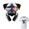 Dj Dog Patch Iron On Clothes T-Shirt Diy Decoration A-Level Washable By Household Irons Parches