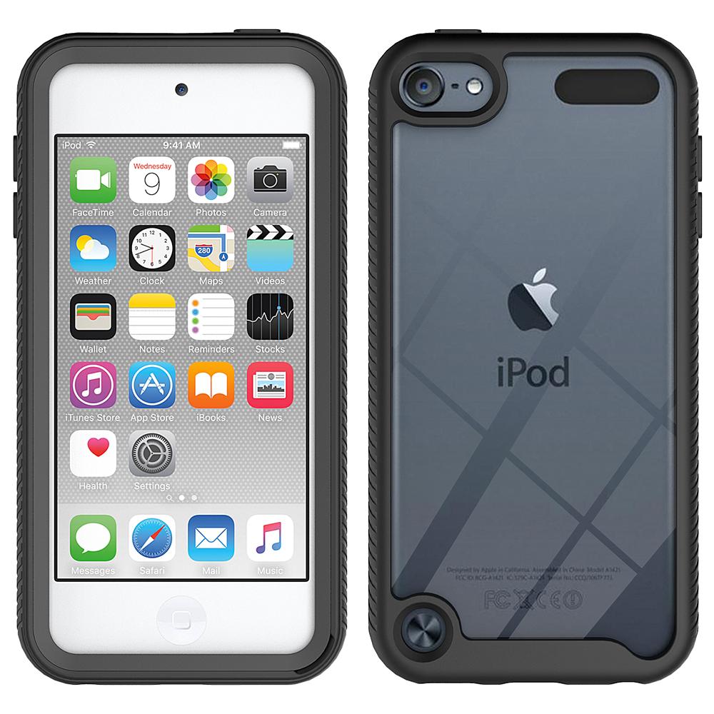Гибридный противоударный чехол-броня 2-в-1 для Apple iPod Touch 5 6 7 Мягкий бампер из ТПУ Жесткая прозрачная защитная задняя крышка из ПК