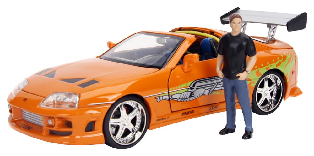 Jada Toys Fast & Furious Series 1/24 F&F Toyota Supra Orange Brionan Assembly Kit JADA30699