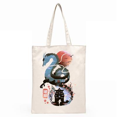 No Face Man Studio Ghibli Totoro Женская сумка-шопер Сумка в стиле аниме Сумка-тоут с героями мультфильмов Экологичная многоразовая сумка женская сумка на плечо