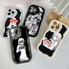 Ae81 Hentai Harajuku Anime Girl Art Protective Phone Cases for Apple iPhone 16 15 14 13 Pro Max 11 12 Mini XR 7 8 6 Plus XS Max SE Wave TPU Back Cover