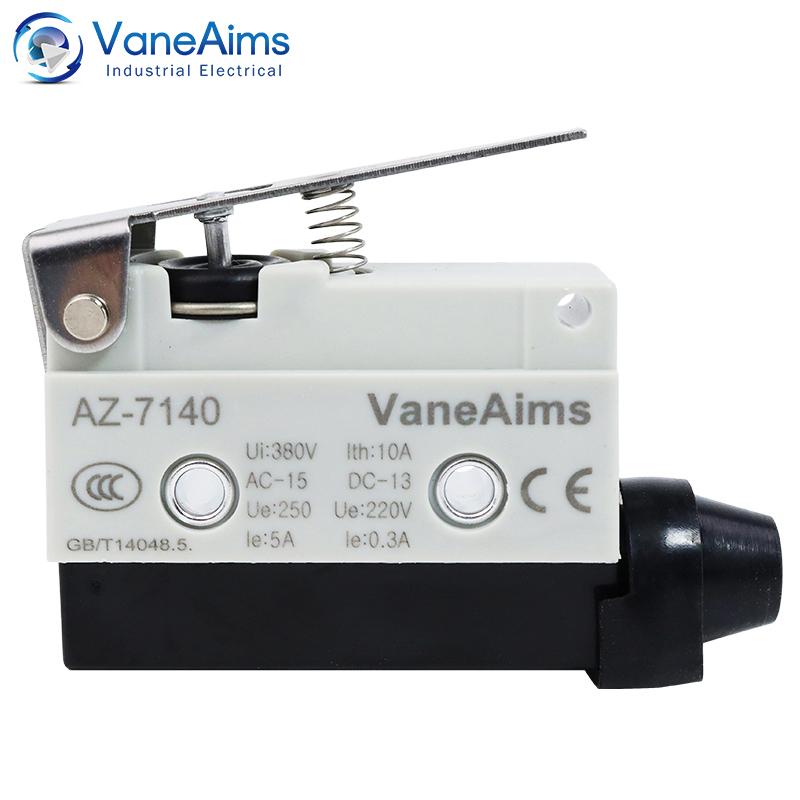 AZ Waterproof Micro Limit switch 10A 250V AZ-7312 AZ-7311 AZ-7121 AZ-7120 Small Roller Lever Travel Switch without fixation