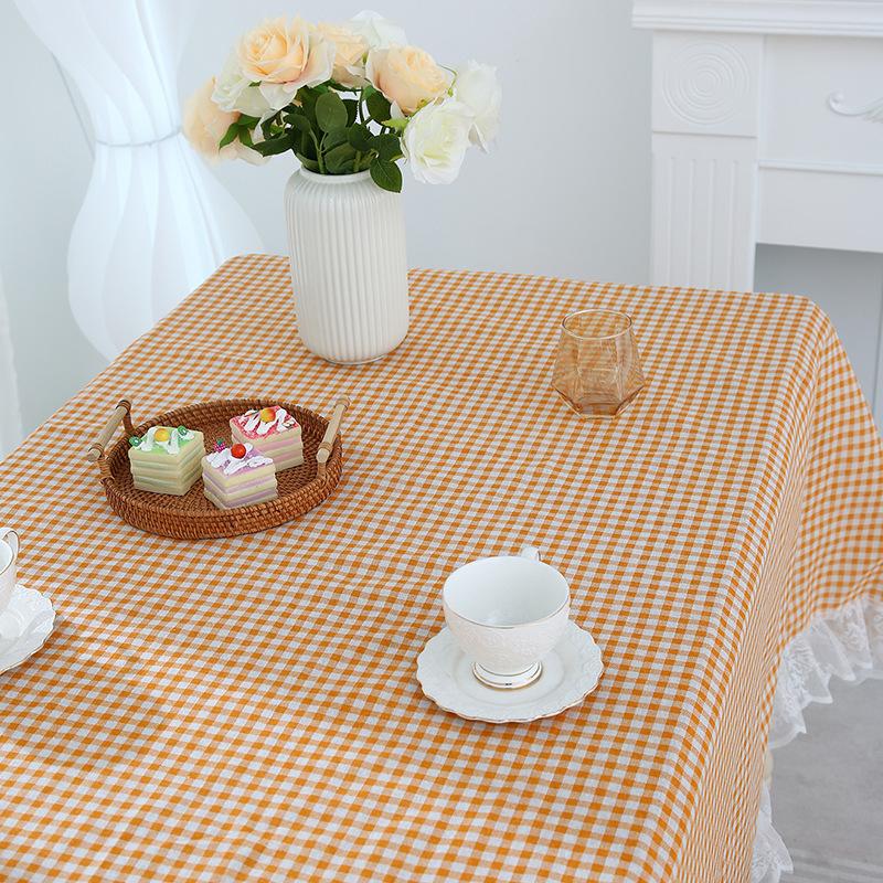 Ветроустойчивая Хлопково-Льняная Скатерть Amazon Этнический Стиль Кружево Кружевная Скатерть Интернет-Знаменитость Фон Декоративная Скатерть