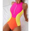 Summer Sexy Swimsuits One Piece Women's Closed Swimwear Sports Surfing Swim Wear Bodysuit Bathing Suits Beachwear Pool Bather