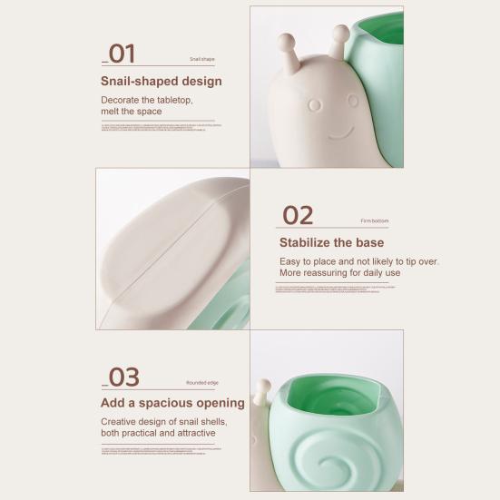 Подставка для ручек в виде яйца динозавра, съемная подставка для ручек, милый органайзер для рабочего стола в форме улитки для канцелярских товаров, кистей для макияжа, многофункциональный ящик для хранения канцелярских товаров