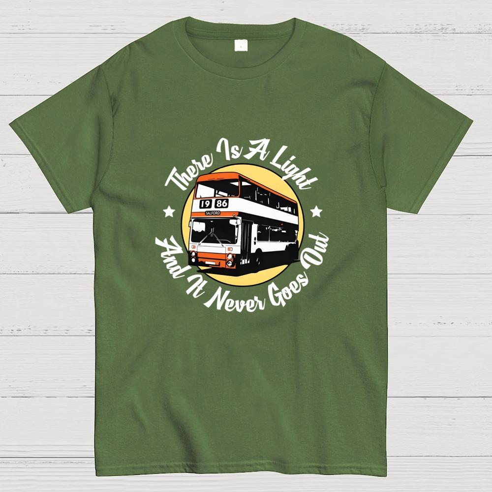 There Is A Light That Never Goes Out Double Decker Bus Cotton Casual Cool Loose T-Shirt