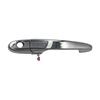 31BC Silver Tone Outer Door Pull Handle with Lock Opening for Car Repair 15773795FL