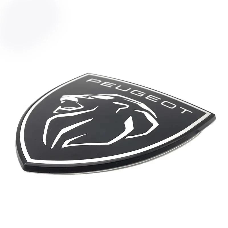 Car Sticker 3D Metal Badge Trunk Body Window Side Decoration for Peugeot 408 4008 308 3008 Rifter 5008 508 2008 208 301 RCZ 407