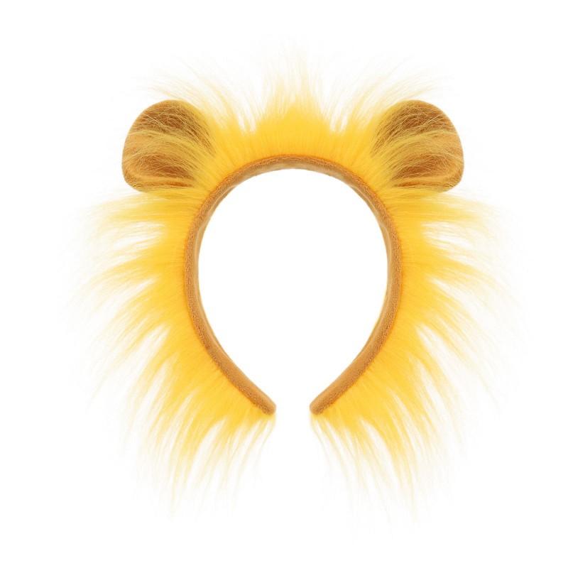 Animal Costume Set Halloween Cosplay Adult Furry Tiger Lion Zebra Giraffe Ears Tail Headband Accessory