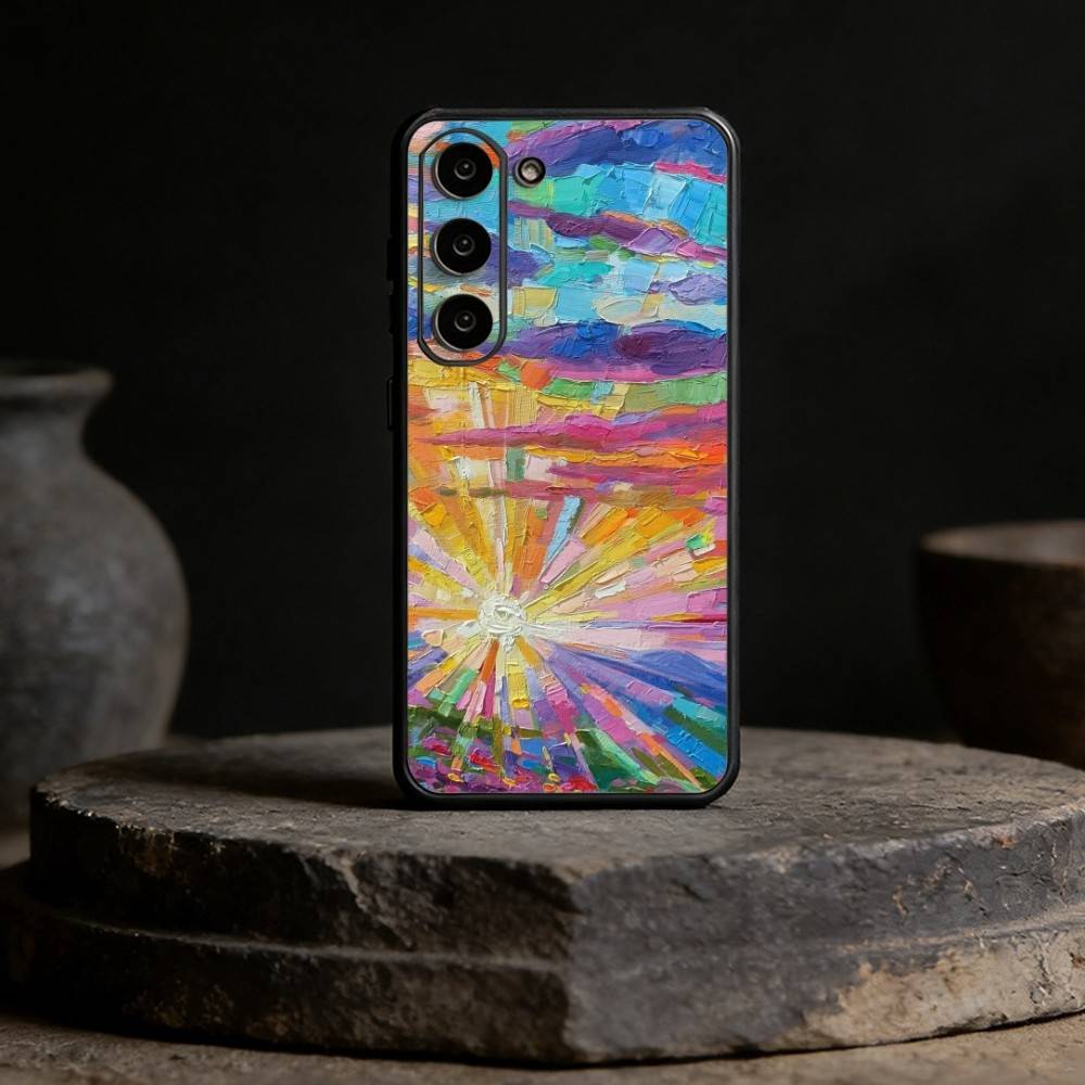Watercolors Set Paint Palette Phone Case For Samsung Galaxy A20,21s,22,31,32,52,53,72,73,80,91 Soft Black Shell