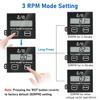 Linkstyle Small Engine Tachometer, Digital Tachometer Tach Gauge Reset Function Equipped with Clip, Inductive Hour Meter for 2 Stroke 4 Stroke Small