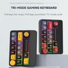 3 Modes Mini Wireless Keyboard with RGB Backlit Macro Programmable 15 Key Hot-swap DIY One Handed Gaming Mechanical Keypad PC Accessories