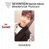 Seventeen Специальный альбом Director's Cut Официальная фотокарточка Фотокарточка KPOP K-POP