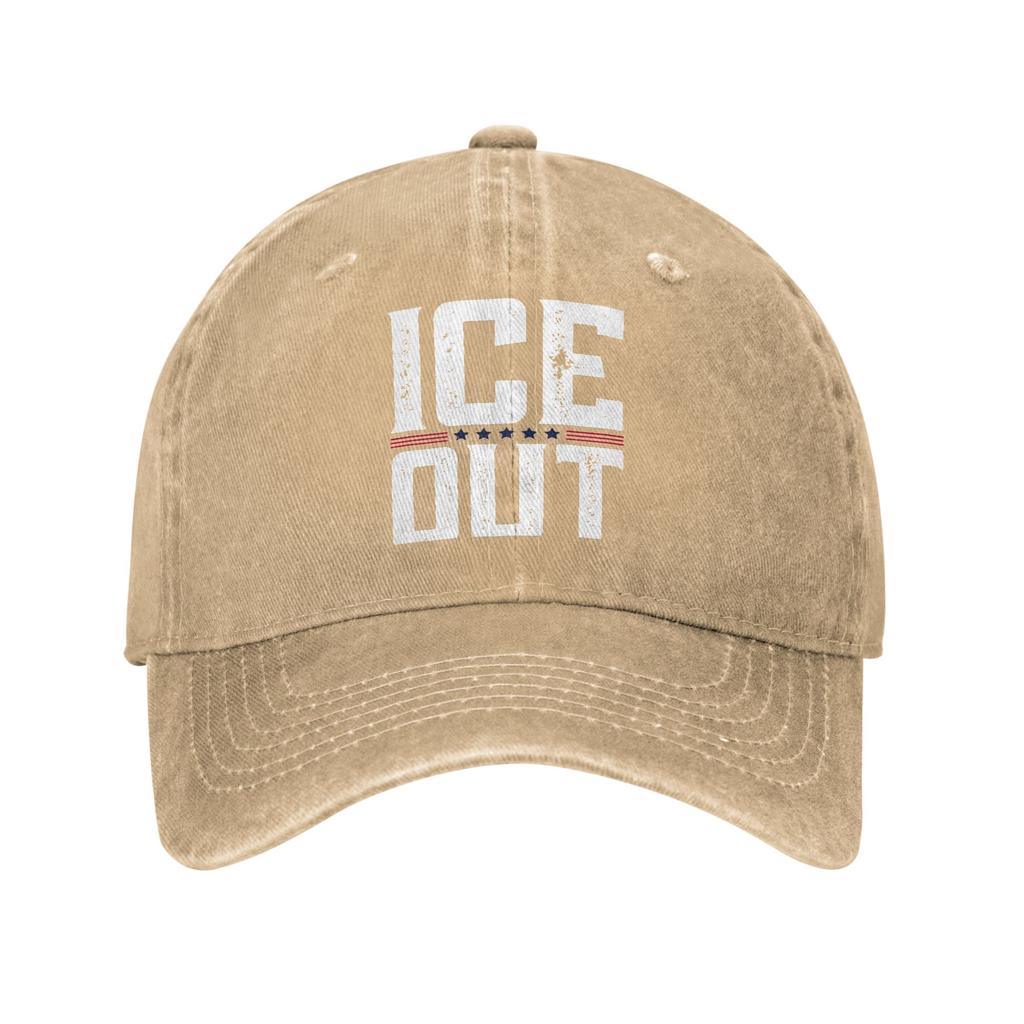 Men Women ice Out Anti Ice Minneapolis Abolish Ice Caps Wear Baseball Cap Vintage Trucker Hats Adjustable