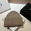 Winter High-Quality Rabbit Fur Knitted Hat Northern Cold Warm Soft Waxy Ear Protection Wool Hat Simple Cold Hat