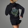 adidas Own The Run Runners Hoodie Striped Print Long Sleeve Hoodies Unisex Hoodies Black IP8782