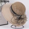Женская шляпа из органзы в британском стиле, элегантная солнцезащитная шляпа и козырек от солнца для весны и лета, модная шляпа рыбака