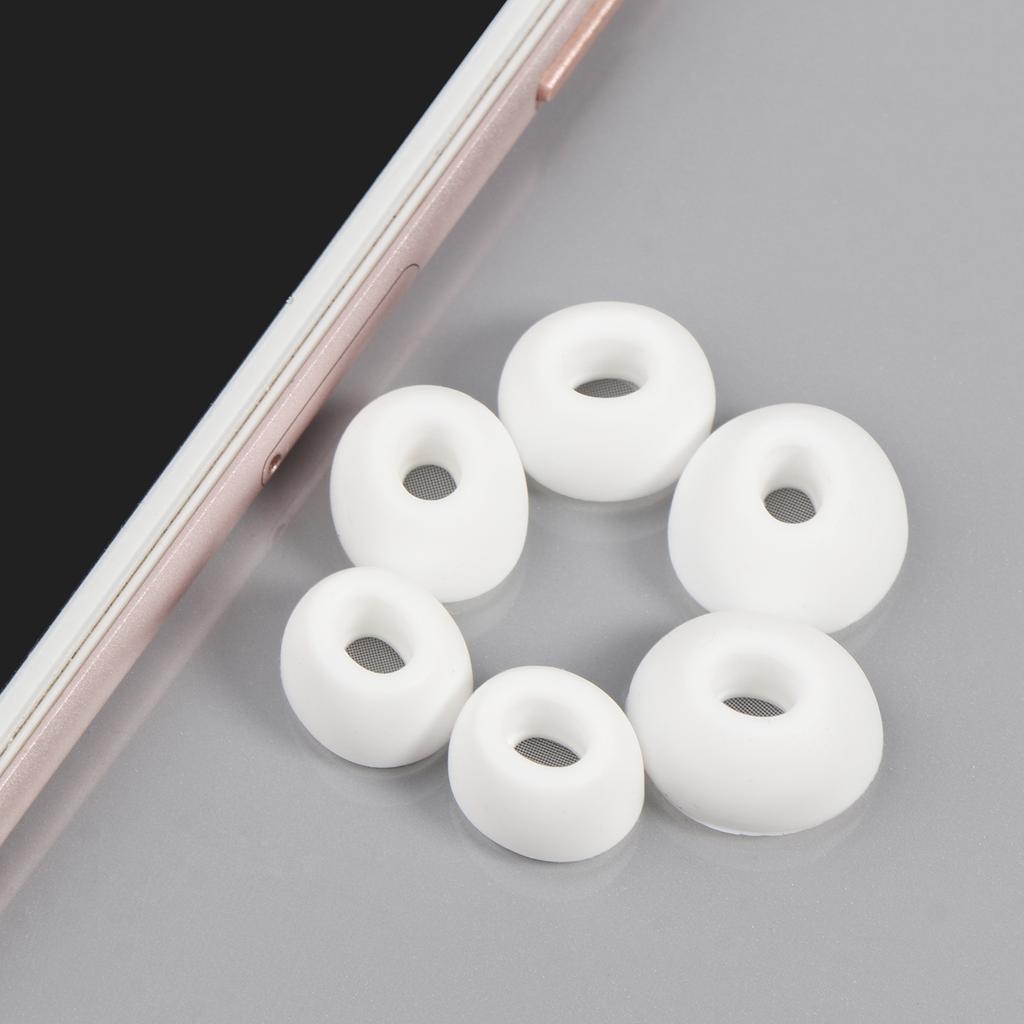 3Pairs Soft Silicone Earbuds Earphone Tips Earplug Cover for Airpods Pro L/M/S 3 Size Headphone Eartips for Airpods