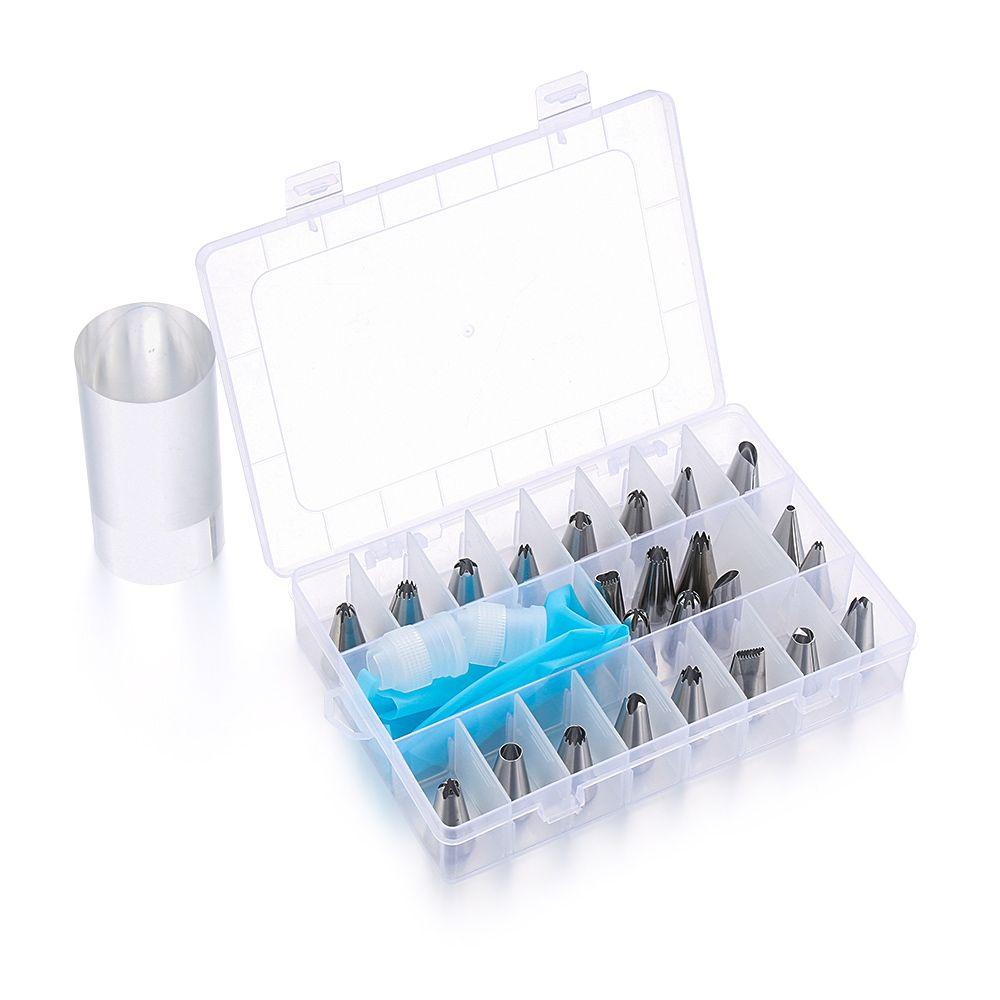 Stainless Steel Cake Decorating Cupcake Pastry Bag Baking Mold Ice Cream Tool Icing Piping Nozzles