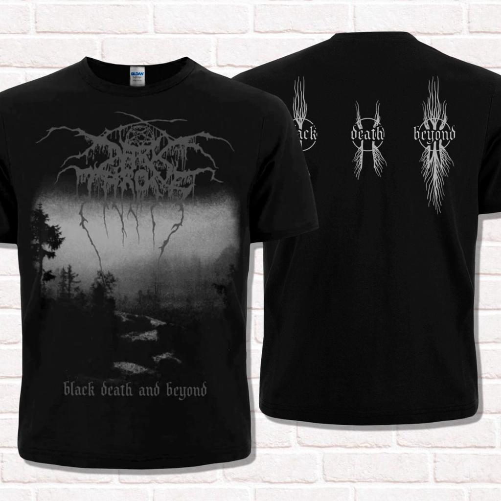 Darkthrone Black T-Shirt Mens Womens Tees Top, Black Death and Beyond. True Norwegian Black Metal.