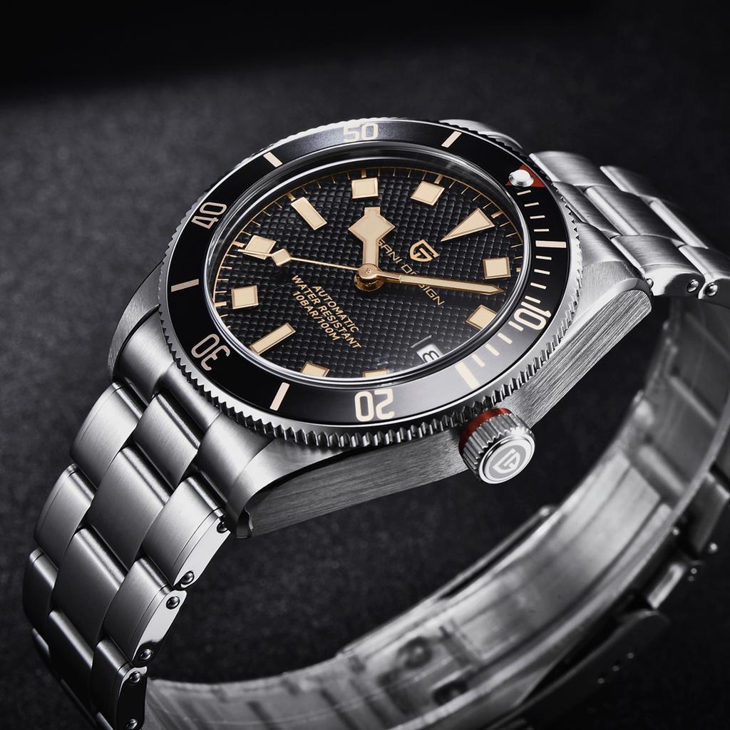 Pagani design watches top fashion sapphire mechanical men's watches automatic watch all-steel waterproof relgios masculino